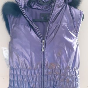 Ladies Purple satin vest